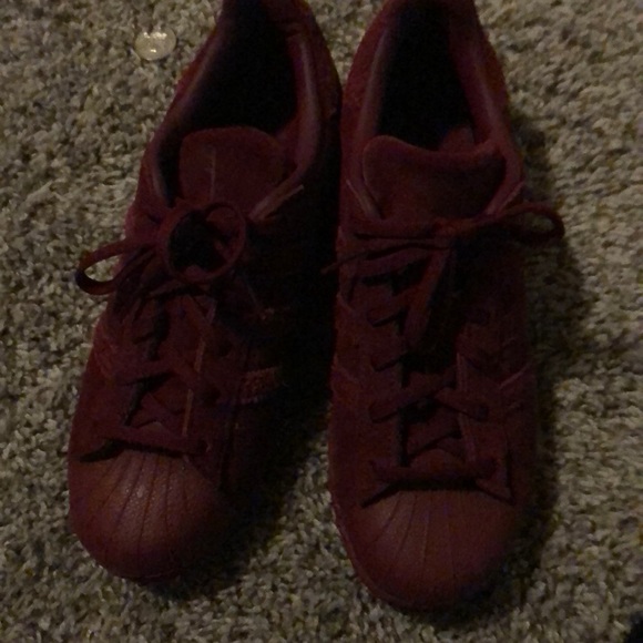 adidas Other - Adidas suede burgundy